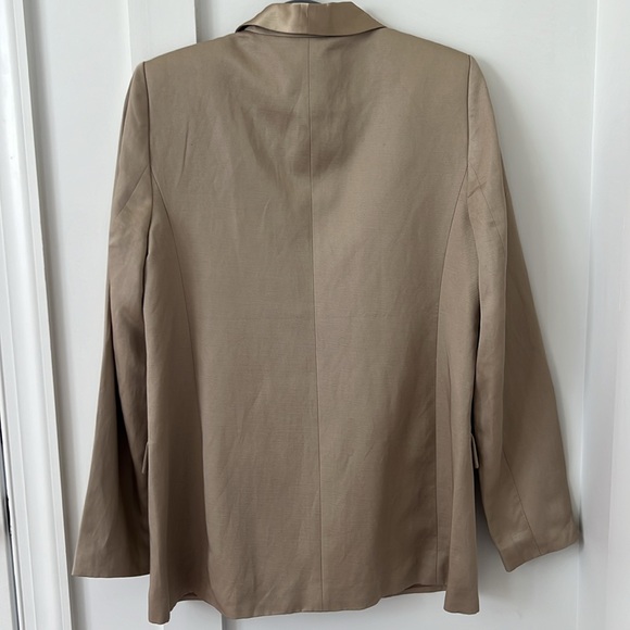 NWT BANANA REPUBLIC MAVERICK TAN TUXEDO BLAZER JACKET Size 14 TALL - Picture 10 of 14